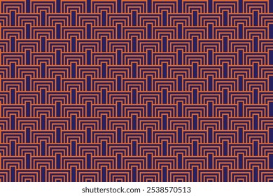 Geometric ethnic pattern seamless design for background, wallpaper, fabric, textile.