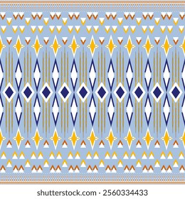 Geometric ethnic pattern seamless design for background and wallpaper
