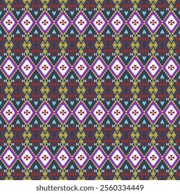 Geometric ethnic pattern seamless design for background and wallpaper