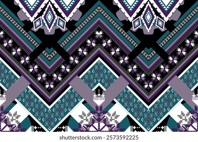 Geometric ethnic pattern seamless design for background ,Geometric seamless patterns, ethnic design, hipster backdrop, wallpaper Background, Design curtain, carpet ,fabric ,textile 