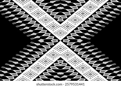 Geometric ethnic pattern seamless design for background ,Tribal geometric seamless patterns, ethnic design, hipster backdrop, wallpaper Background, Design curtain, carpet ,fabric ,textile 