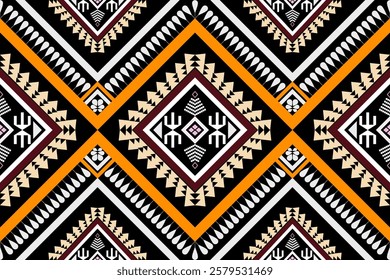 Geometric ethnic pattern seamless design for background ,Tribal geometric seamless patterns, ethnic design, hipster backdrop, wallpaper Background, Design curtain, carpet ,fabric ,textile 