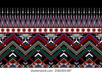 Geometric ethnic pattern seamless design for background ,Tribal geometric seamless patterns, ethnic design, hipster backdrop, wallpaper Background, Design curtain, carpet ,fabric ,textile 