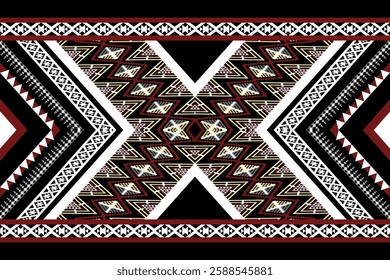 Geometric ethnic pattern seamless design for background ,Tribal geometric seamless patterns, ethnic design, hipster backdrop, wallpaper Background, Design curtain, carpet ,fabric ,textile