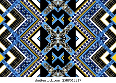 Geometric ethnic pattern seamless design for background ,Tribal geometric seamless patterns, ethnic design, hipster backdrop, wallpaper Background, Design curtain, carpet ,fabric ,textile