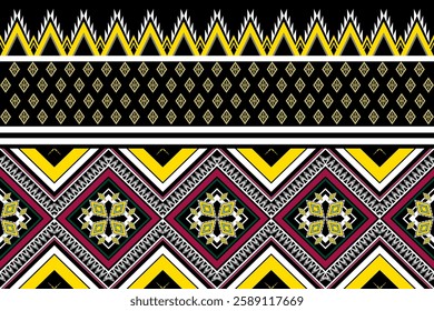 Geometric ethnic pattern seamless design for background ,Tribal geometric seamless patterns, ethnic design, hipster backdrop, wallpaper Background, Design curtain, carpet ,fabric ,textile