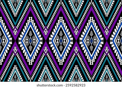 Geometric ethnic pattern seamless design for background ,Tribal geometric seamless patterns, ethnic design, hipster backdrop, wallpaper Background, Design curtain, carpet ,fabric ,textile