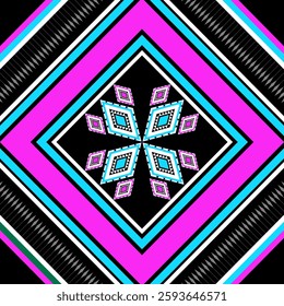 Geometric ethnic pattern seamless design for background ,Tribal geometric seamless patterns, ethnic design, hipster backdrop, wallpaper Background, Design curtain, carpet ,fabric ,textile