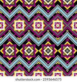 Geometric ethnic pattern seamless design for background ,Tribal geometric seamless patterns, ethnic design, hipster backdrop, wallpaper Background, Design curtain, carpet ,fabric ,textile