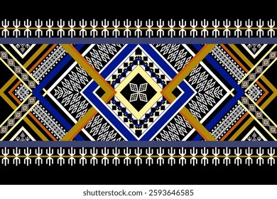 Geometric ethnic pattern seamless design for background ,Tribal geometric seamless patterns, ethnic design, hipster backdrop, wallpaper Background, Design curtain, carpet ,fabric ,textile