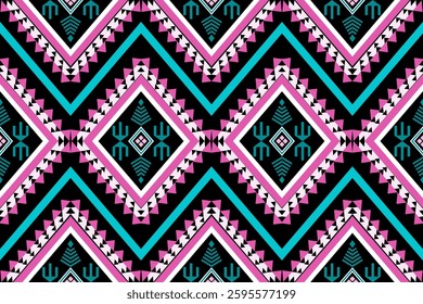 Geometric ethnic pattern seamless design for background ,Tribal geometric seamless patterns, ethnic design, hipster backdrop, wallpaper Background, Design curtain, carpet ,fabric ,textile	