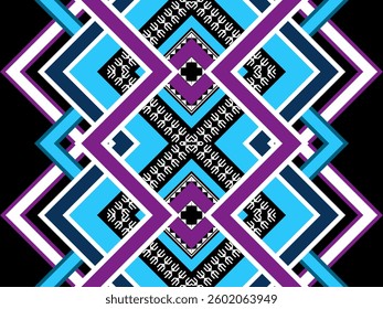 Geometric ethnic pattern seamless design for background ,Tribal geometric seamless patterns, ethnic design, hipster backdrop, wallpaper Background, Design curtain, carpet ,fabric ,textile	