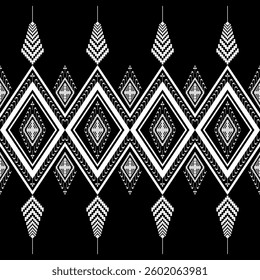 Geometric ethnic pattern seamless design for background ,Tribal geometric seamless patterns, ethnic design, hipster backdrop, wallpaper Background, Design curtain, carpet ,fabric ,textile	