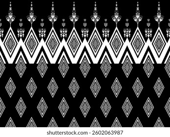 Geometric ethnic pattern seamless design for background ,Tribal geometric seamless patterns, ethnic design, hipster backdrop, wallpaper Background, Design curtain, carpet ,fabric ,textile	
