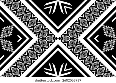 Geometric ethnic pattern seamless design for background ,Tribal geometric seamless patterns, ethnic design, hipster backdrop, wallpaper Background, Design curtain, carpet ,fabric ,textile	
