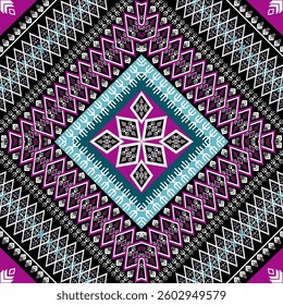 Geometric ethnic pattern seamless design for background ,Tribal geometric seamless patterns, ethnic design, hipster backdrop, wallpaper Background, Design curtain, carpet ,fabric ,textile