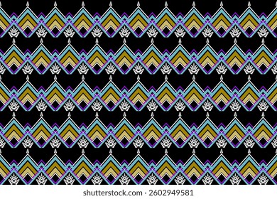 Geometric ethnic pattern seamless design for background ,Tribal geometric seamless patterns, ethnic design, hipster backdrop, wallpaper Background, Design curtain, carpet ,fabric ,textile