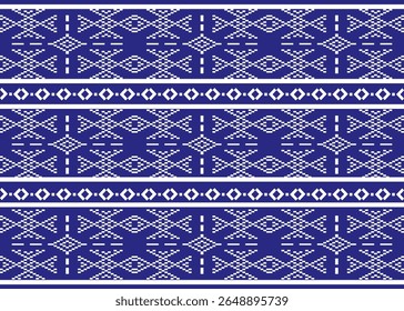 Patrón étnico geométrico, diseño sin fisuras, píxeles, fondo y Fondo de pantalla. Patrón sin fisuras inspirado en Monthicha . 
Puede usd para el diseño para la cubierta, la tela, la materia textil, los Fondos de pantalla y la Tarjeta de regalo.

