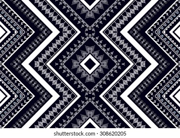 Geometric ethnic pattern seamless design for background or wallpaper.
