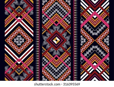 Ethic Tribal Bandanna Pattern Stock Vector (Royalty Free) 1335733655