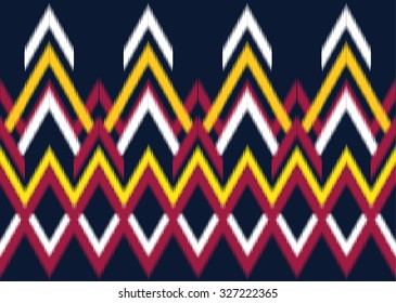 Geometric ethnic pattern seamless design for background or wallpaper.