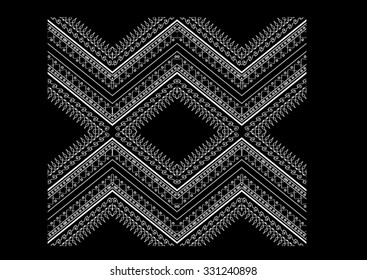 Geometric ethnic pattern seamless design for background or wallpaper.