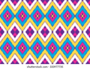 Geometric ethnic pattern seamless design for background or wallpaper.