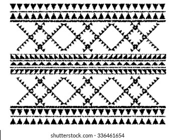 Geometric ethnic pattern seamless design for background or wallpaper.