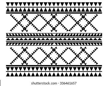 Geometric ethnic pattern seamless design for background or wallpaper.