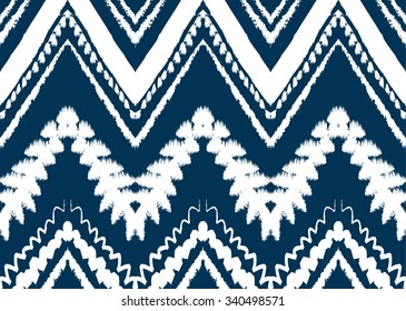 Geometric ethnic pattern seamless design for background, wallpaper and clothing pattern.