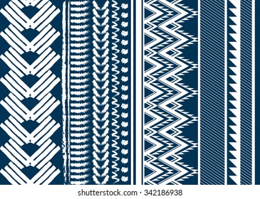 Geometric ethnic pattern seamless design for background or wallpaper. 