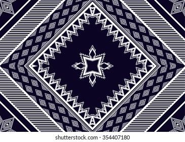 Geometric ethnic pattern seamless design for background or wallpaper.