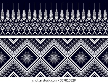 Geometric ethnic pattern seamless design for background or wallpaper.