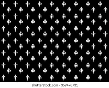 Geometric ethnic pattern seamless design for background or wallpaper.