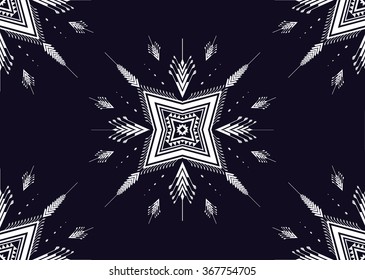 Geometric ethnic pattern seamless design for background or wallpaper.