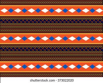 Geometric ethnic pattern seamless design for background or wallpaper.