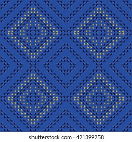 Geometric ethnic pattern seamless design for background or wallpaper. Colorful repeating background texture. Fabric, cloth design, wallpaper, wrapping. 