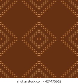 Geometric ethnic pattern seamless design for background or wallpaper. Colorful repeating background texture. Fabric, cloth design, wallpaper, wrapping.