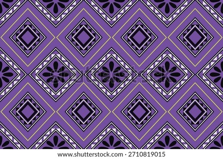Geometric ethnic pattern seamless design for background or wallpaper.