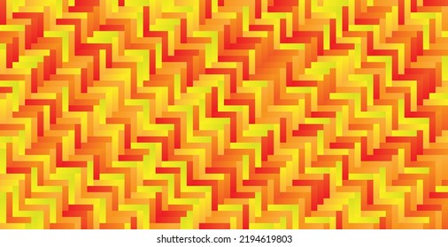 Geometric ethnic pattern seamless fire color wicker weaver. seamless pattern. Design for fabric, curtain, background, wallpaper, clothing, wrapping, Batik, fabric, Vector illustration. pattern style.