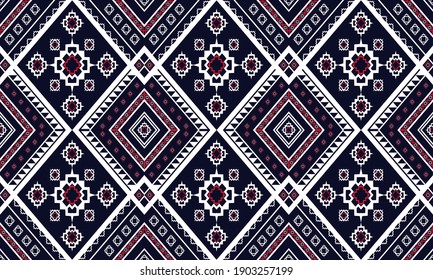 Geometrisches ethnisches Muster nahtlose Blumenfarbe orientalisch. nahtloses Muster. Design für Stoff, Vorhang, Hintergrund, Teppich, Tapete, Kleidung, Umhüllung, Batik, Stoff, Vektorgrafik. Musterstäbchen