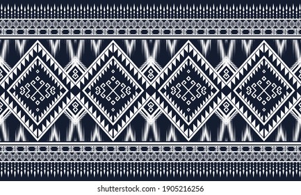 Geometric ethnic pattern seamless flower color oriental. seamless pattern. Design for fabric, curtain, background, carpet, wallpaper, clothing, wrapping, Batik, fabric,Vector illustration. pattern sty