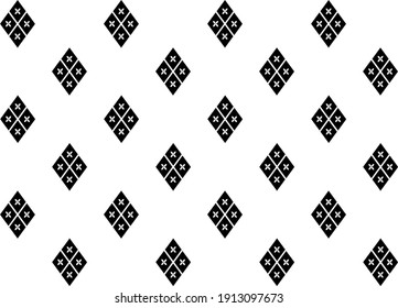 Patrón geométrico étnico sin fisuras color de flores oriental. Fondo, Diseño para tela, cortina, alfombra, papel pintado, ropa, envoltura, Batik, ilustración vectorial.