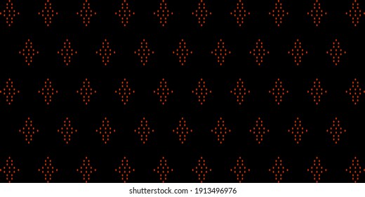 Geometrisches ethnisches Muster nahtlose Blumenfarbe orientalisch. Hintergrund, Design für Stoff, Vorhang, Teppich, Tapete, Kleidung, Umhüllung, Batik, Vektorgrafik.