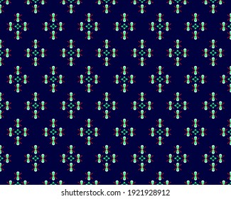 Geometric ethnic pattern seamless flower color oriental. seamless pattern. Design for fabric, curtain, background, carpet, wallpaper, clothing, wrapping, Batik, fabric,Vector illustration. pattern sty
