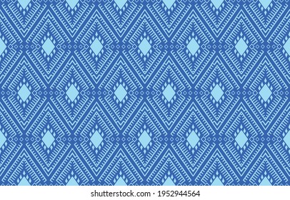 Patrón geométrico étnico sin fisuras color de flores oriental. patrón impecable. Diseño para tela, cortina, fondo, alfombra, papel pintado, ropa, envoltura, Batik, tela,Ilustración vectorial