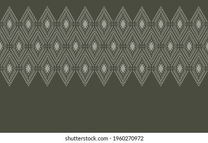 Geometric ethnic pattern seamless flower color oriental. seamless pattern. Design for fabric, curtain, background, carpet, wallpaper, clothing, wrapping, Batik, fabric,Vector illustration