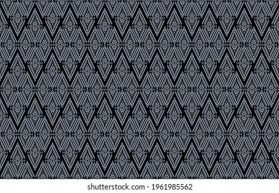 Geometric ethnic pattern seamless flower color oriental. seamless pattern. Design for fabric, curtain, background, carpet, wallpaper, clothing, wrapping, Batik, fabric,Vector illustration