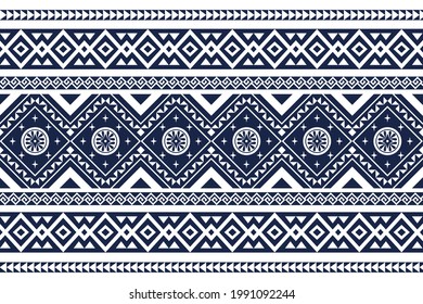 Geometrisches ethnisches Muster nahtlose Blumenfarbe orientalisch. nahtloses Muster. Design für Stoff, Vorhang, Hintergrund, Teppich, Tapete, Kleidung, Umhüllung, Batik, Stoff, Vektorgrafik. Musterstäbchen