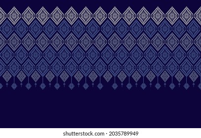 Patrón geométrico étnico sin fisuras color de flores oriental. patrón impecable. Diseño para tela, cortina, fondo, alfombra, papel pintado, ropa, envoltura, Batik, tela,Ilustración vectorial